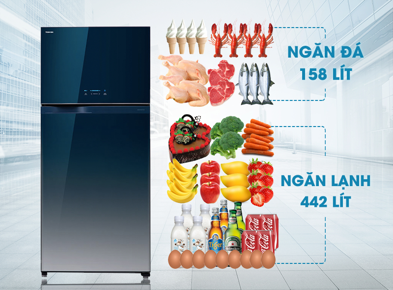 Tủ lạnh Sharp 397 lít SJ-XP400PG